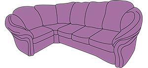 Большой углового дивана